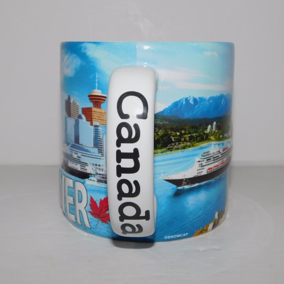 vintage 2001 Snowcap Trading Vancouver 3D Scene Mug Totem Ferry  Downtown - Picture 4 of 8